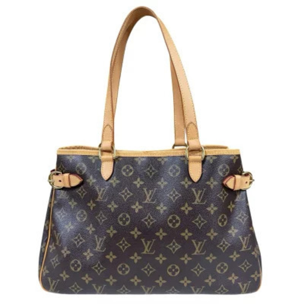 Louis Vuitton Batignolles Horizontal Monogram Shoulder Bag Canvas Brown